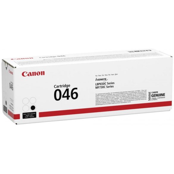 Canon CRG-046 fekete eredeti toner (1250C002)