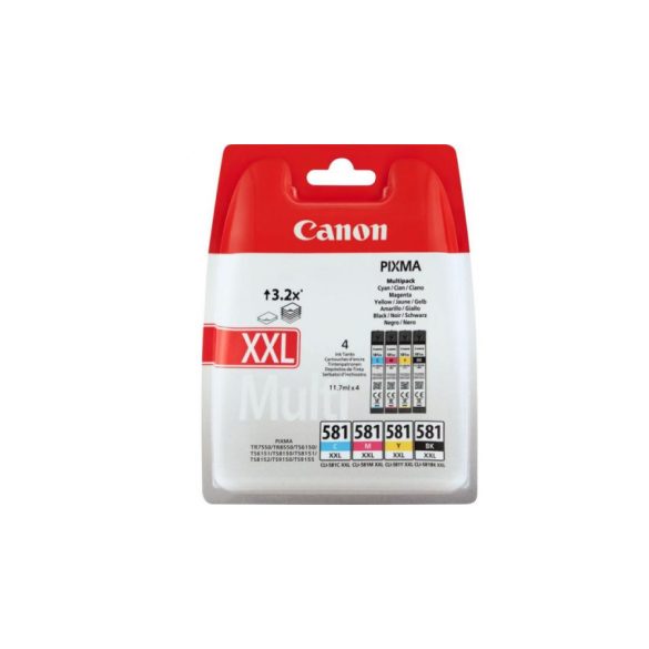 Canon CLI-581XXL színes eredeti tintapatron multipack (1998C005)
