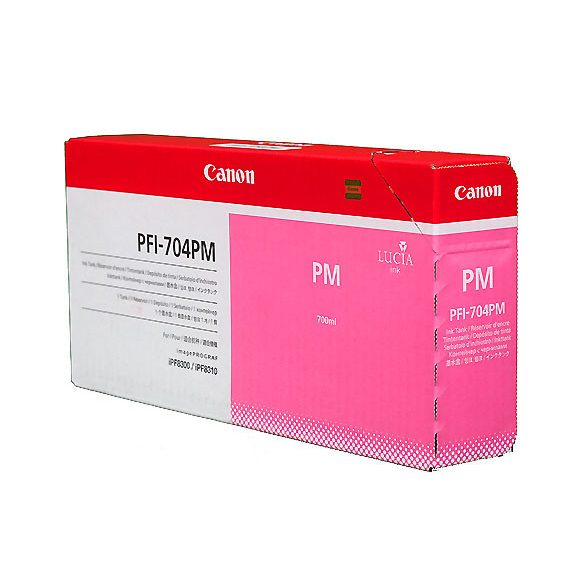 Canon PFI-704PM fotó magenta eredeti tintapatron