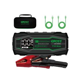   CAROSS USA T18 MAX Jump Starter hordozható indítássegítő (autó indító) + powerbank