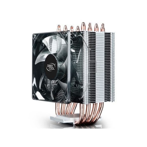 DeepCool CPU Cooler - GAMMAXX C40 (23,9dB; max. 56,06 m3/h; 4pin csatlakozó; 4 db heatpipe, 12cm, PWM)