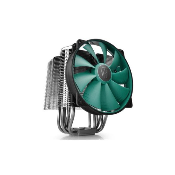 DeepCool CPU Cooler - LUCIFER V2 (12,6-31,1dB; max. 138,18 m3/h; 4pin csatlakozó; 6 db heatpipe, 14cm, PWM)