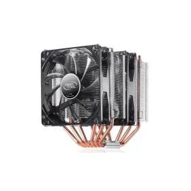   DeepCool CPU Cooler - NEPTWIN V2.0 (17,8-30dB; max. 126,30 m3/h; 4pin csatlakozó; 6 db heatpipe, 2x12cm, PWM, Kék LED)