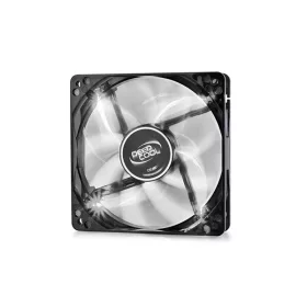   DeepCool Cooler 12cm - WIND BLADE 120 WH (26,6dB; max. 91,15 m3/h; 3pin csatlakozó; ház hűtésre, fehér LED)