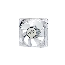  DeepCool Cooler 8cm - XFAN 80L/B (20dB; max. 37,03 m3/h; 3pin csatlakozó; ház hűtésre, kék LED)