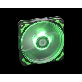   ID-Cooling Cooler 12cm - PL-12025-G (14-35dB; max. 120,96 m3/h; 4pin csatlakozó; ház hűtésre, PWM, Zöld LED)
