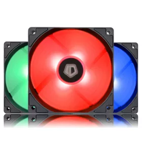   ID-Cooling Cooler 12cm - XF-12025-RGB TRIO (18-35,2dB; max. 126,57 m3/h; 4pin; ház hűtésre, PWM, LED, 3 darab 12cm)