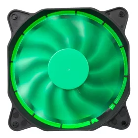   Marvo Cooler 12cm - FN-12 gn (18dB; max. 97,18 m3/h; 3pin csatlakozó; ház hűtésre, zöld LED)