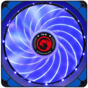   Marvo Cooler 14cm - FN-15 BL (28dB; max. 93,45 m3/h; 4pin csatlakozó; ház hűtésre, kék LED)