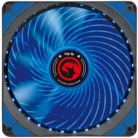   Marvo Cooler 14cm - FN-16 BL (28dB; max. 93,45 m3/h; 4pin csatlakozó; ház hűtésre, kék LED)