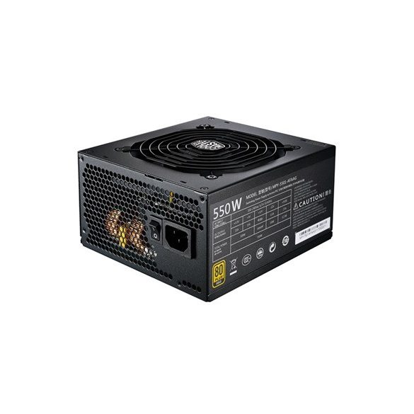 Cooler Master 550W - MWE Gold Fully-Modular 550 - MPY-5501-AFAAG-EU