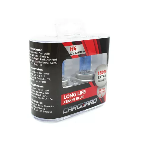 Carguard Halogén izzó -  BHA033 - H4-12V-100/90W  - 2 db / doboz (50893)