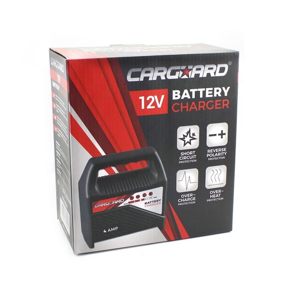 Carguard autó akkumulátor töltő 12V 4A (55777A)