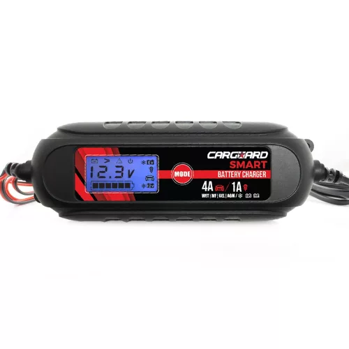 Carguard automata akkumulátor töltő 6-12V 1-4A (55777B)