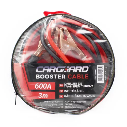 Carguard indítókábel (bikakábel) 600A 3m (55813)