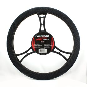   Carguard HVA005 csúszásmentes kormányvédő, masszírozó golyókkal - 38cm - fekete (55758BK)