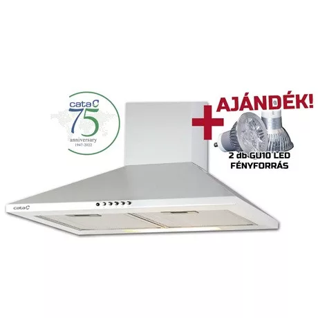 Cata OMEGA 600 FEHÉR WH/L LED 02002005SZ páraelszívó