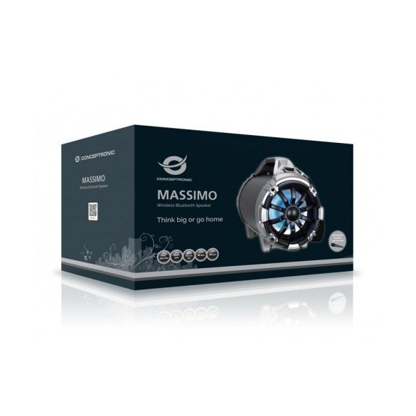 Conceptronic MASSIMO01B akkumulátoros Bluetooth hangszóró