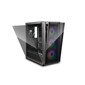   DEEPCOOL MATREXX 70 ADD-RGB 3F deepcool számítógépház - matrexx 70 add rgb 3f (fekete, ablakos, 3x12cm ventilátor, atx, matx, 2xusb3.0, 1xusb2.0)