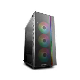   DEEPCOOL MATREXX 55 V3 ADD-RGB 3F deepcool számítógépház - matrexx 55 v3 add-rgb 3f (fekete, ablakos, 3x12cm ventilátor, atx, matx, 1xusb3.0, 2xusb2.0)