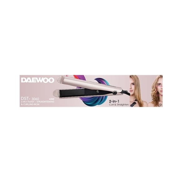 Daewoo DST-3060 hajegyenesítő és hajsütő vas