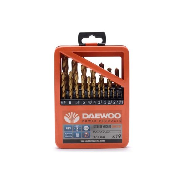 Daewoo DWKIT19 fúrószár készlet 19 db