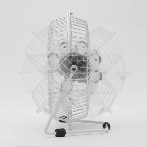 DeLight USB-s asztali mini 18 cm ventilátor - fehér (51110WH)