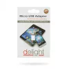 DeLight microUSB - Lightning átalakító adapter (55448)