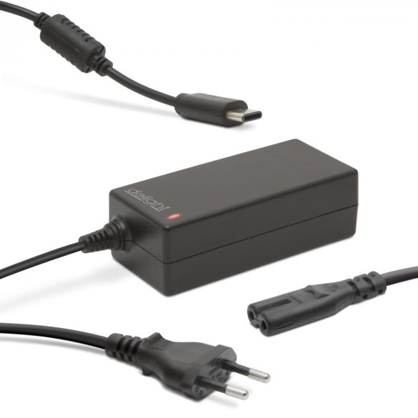 DeLight univerzális USB Type-C notebook töltő adapter (55370)