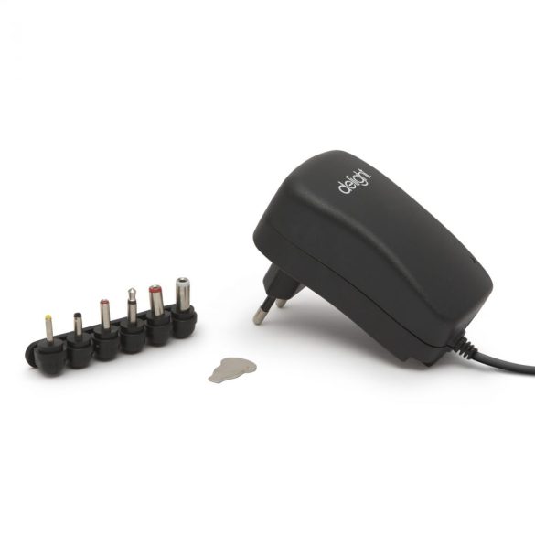 DeLight univerzális adapter 3-12V 1A USB (55057)