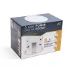 Delight Rejtett elosztó - 4-es + vezeték nélküli töltés + 2xUSB + 2xType-C - fehér (20434WH)