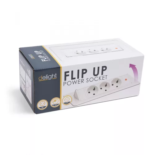 Delight Rejtett elosztó - 3-as - Felnyíló kivitel - fehér (20440WH)