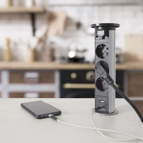 Delight Motoros rejtett elosztó - ezüst (20451S)