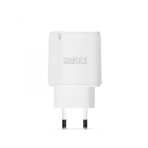 Delight Adapter - Type-C - gyorstöltő, PD20W - fehér (55046WH)