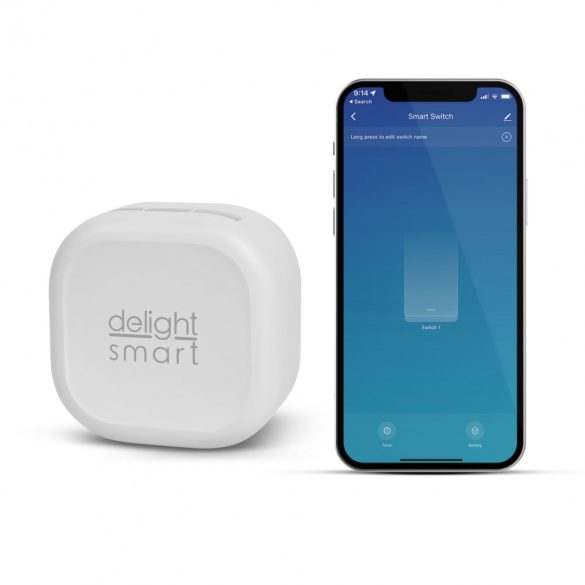 Delight Smart-Kinetic kapcsoló vezérlőegység - 100-240 V AC, max 15A - Amazon Alexa, Google Home, IFTTT (55357)