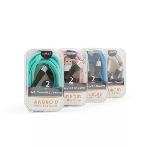 Delight Adatkábel - microUSB  (55439A)