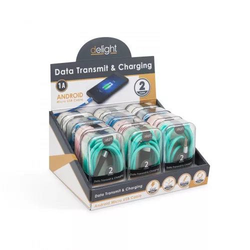Delight Adatkábel - microUSB  (55439A)