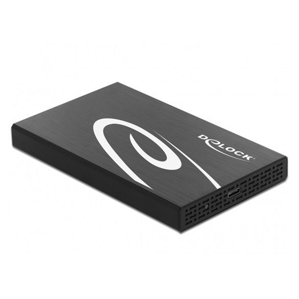 Delock Delock 42611 Külső ház 2.5” SATA HDD / SSD-hez SuperSpeed USB 3.1 10 Gbps