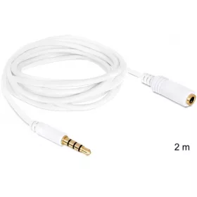   Delock 84482 Jack 3.5 mm apa / anya IPhone 4pin audio sztereo kábel - 2m