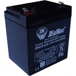   Diamec DM12-4.5 12V 4.5Ah zselés ólom akkumulátor gondozásmentes