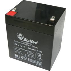   Diamec DMU12-5 12V 5Ah zselés ólom akkumulátor gondozásmentes
