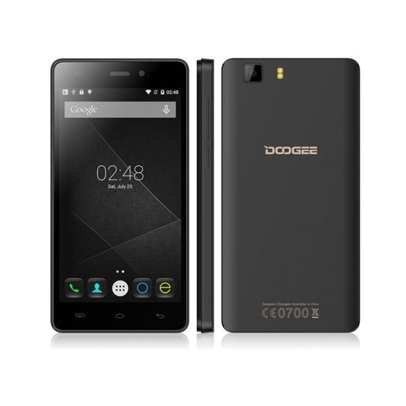 Doogee X5 DualSIM mobiltelefon (fekete)