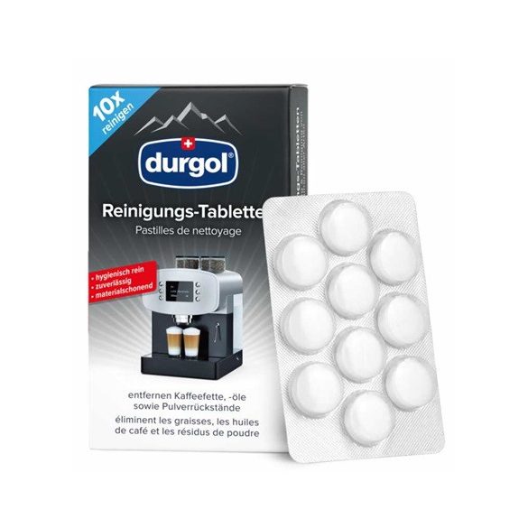 Durgol DURGOLKAVEFTISZTTAB tisztító tabletta 10db kávéfőzőhöz