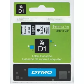   Dymo D1 40913 fehér alapon fekete eredeti feliratozó szalag (S0720680)