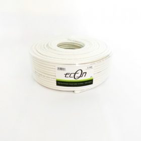 ECON E-500 RG6 Dual-Shield koax kábel - fehér