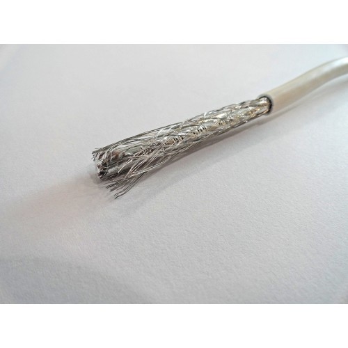 ECON E-500 RG6 Dual-Shield koax kábel - fehér