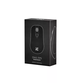   Dream Machines Egér Gamer - DM1 FPS Raven Black (optikai szenzor: PMW3389, 400-16000 dpi, 6 gomb, 1000 Hz)