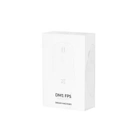   Dream Machines Egér Gamer - DM1 FPS Pearl White (optikai szenzor: PMW3389, 400-16000 dpi, 6 gomb, 1000 Hz)