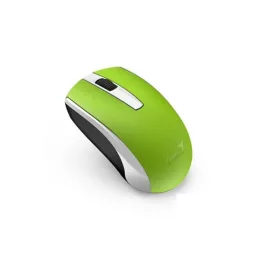   Genius Egér - ECO-8100 (Vezeték nélküli, Li-ion, USB, 3 gomb, 1600 DPI, BlueEye, Zöld)