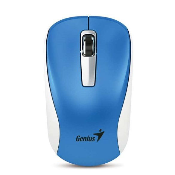 Genius Egér - NX-7010 (Vezeték nélküli, USB, 3 gomb, 1600 DPI, BlueEye, kék)